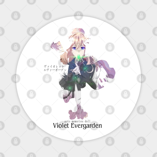 Auto memories doll Violet Evergarden v2 Magnet by stingi